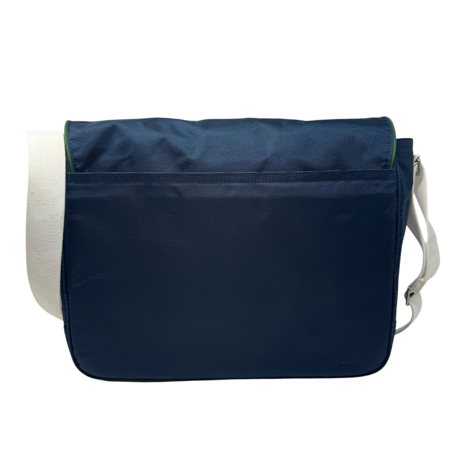 Vintage Lacoste Retro Messenger Laptop Bag – Green & Blue Satchel