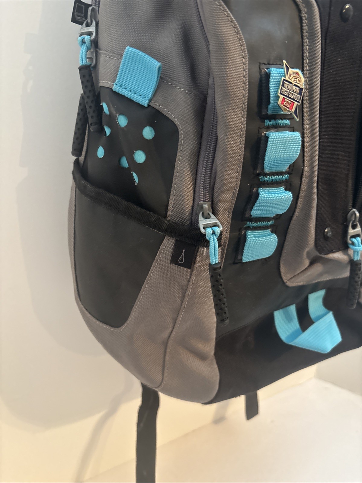 Oakley Echo Charlie Laptop School Hiking Backpack Blue Gray / Grey