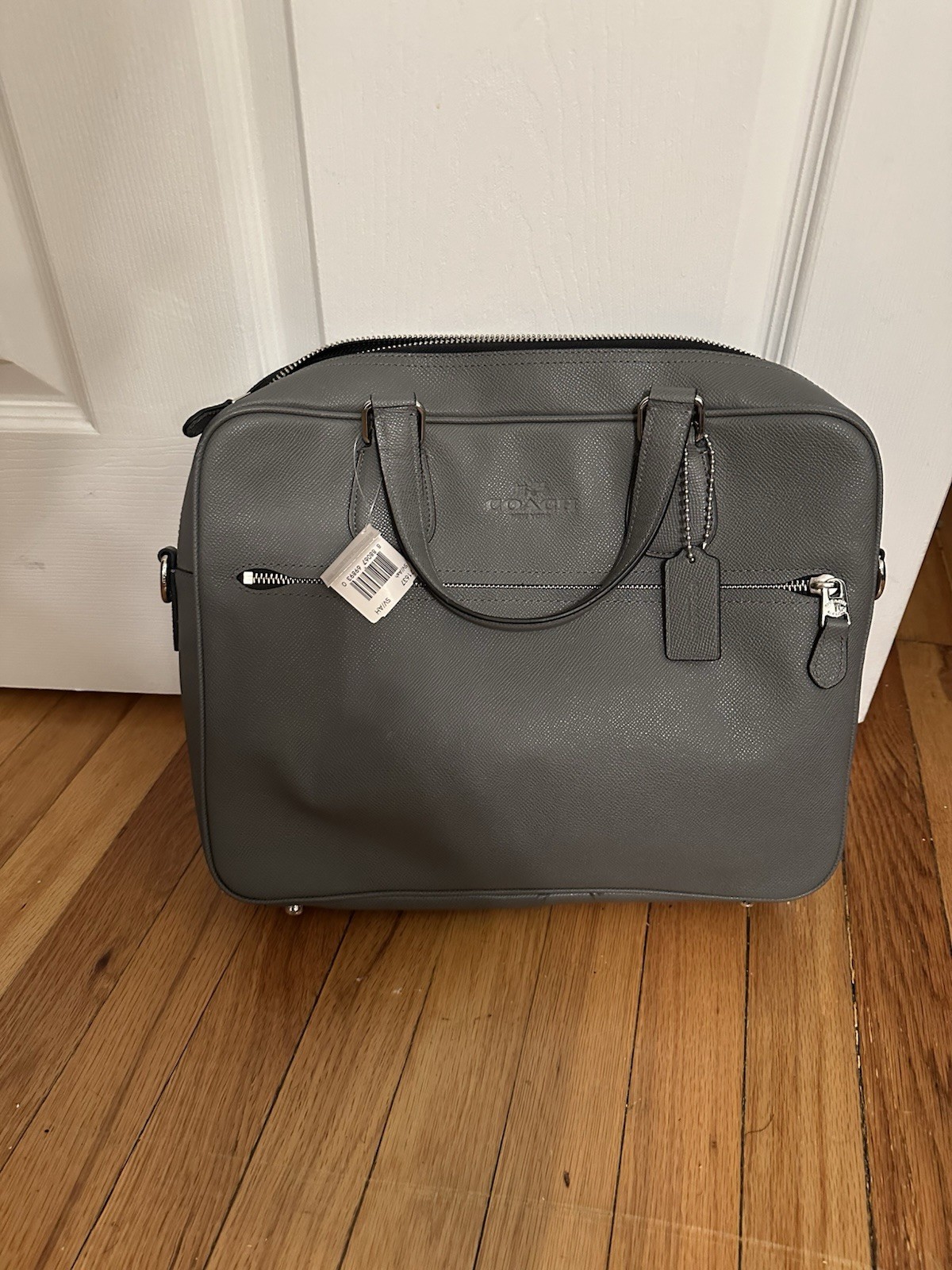 Coach Briefcase Messenger Bag With Strap 71637 Ash CGT Hudson Bag New With Tags