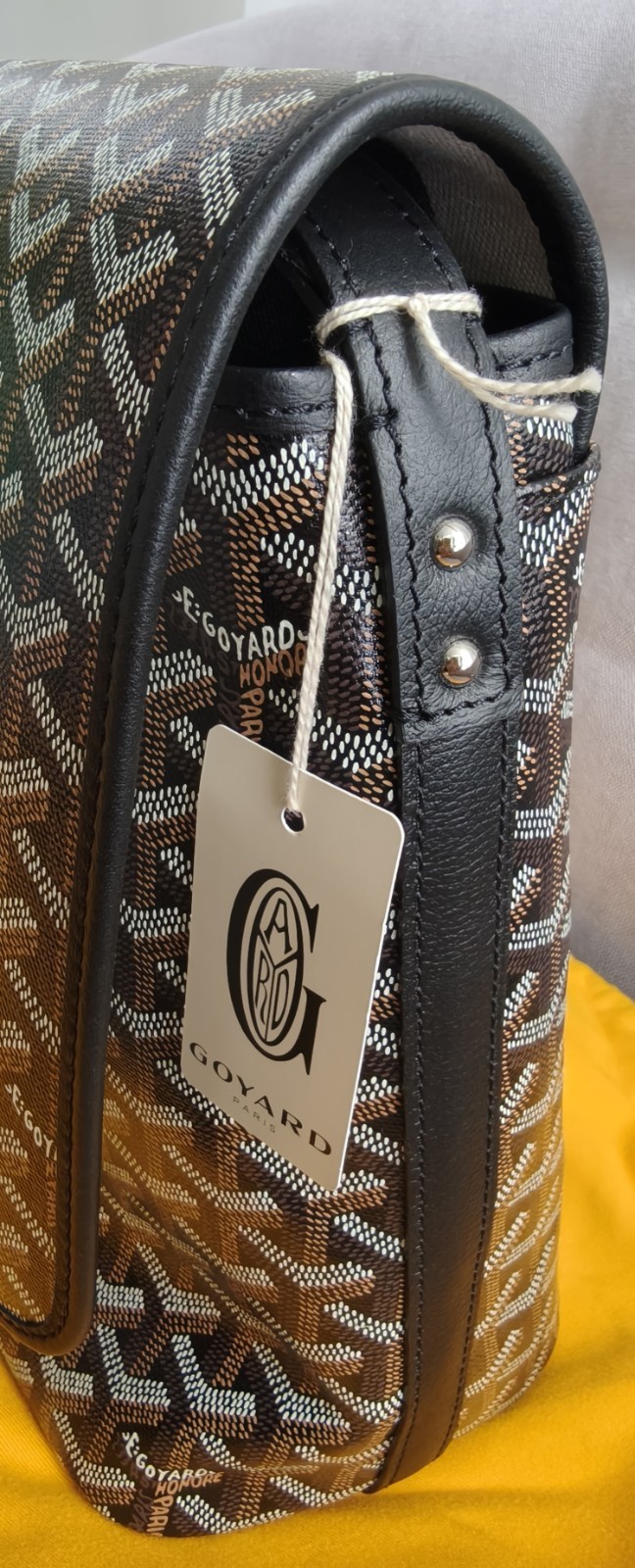 Goyard Bag Capetien MM Messenger Cross Body Bag Black – Brand New