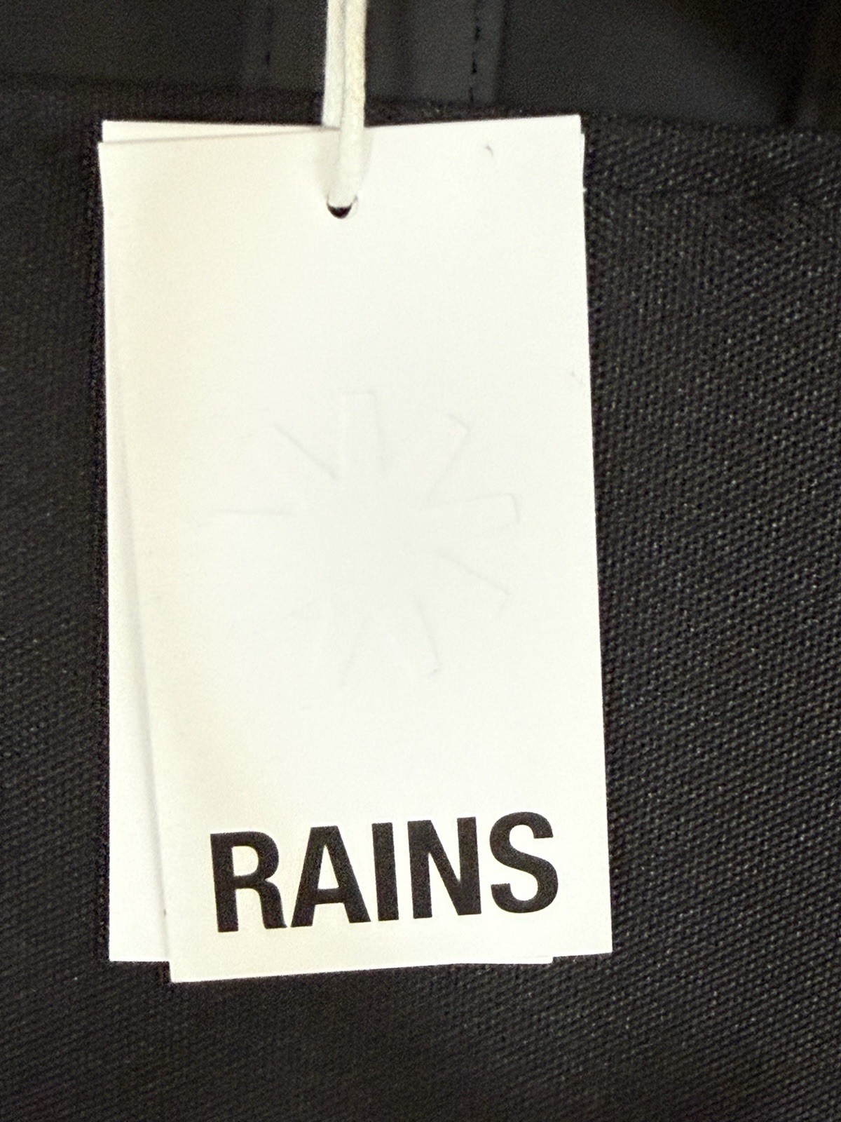 Rains W3 Backpack Black Waterproof Minimalist Magnetic Snap Laptop Rucksack $140