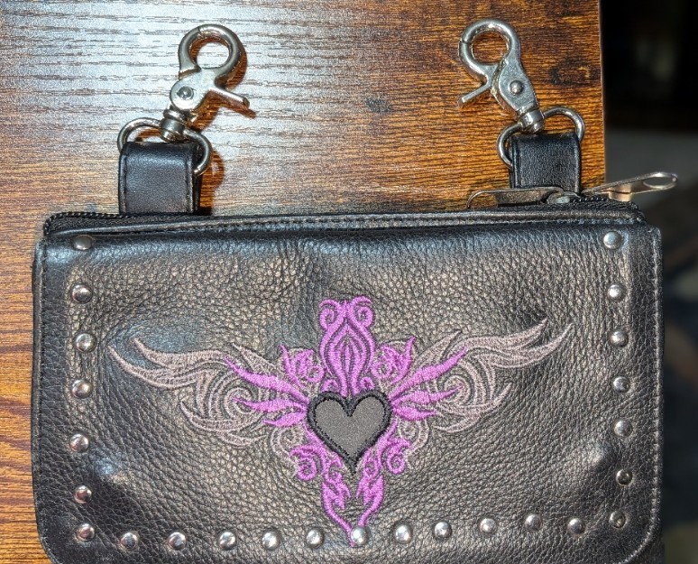 Embroidered Leather Mini Saddle‑Bag Satchel – Artisan‑Made in Pakistan